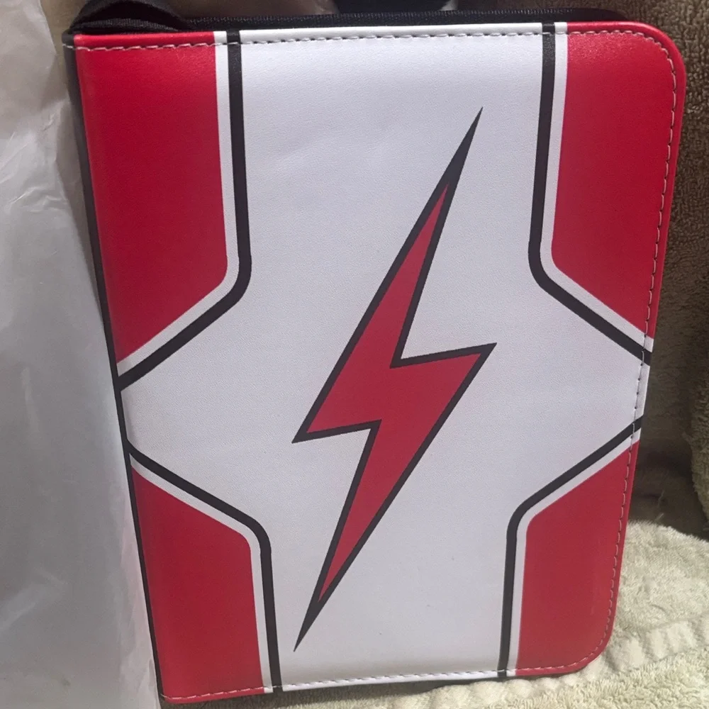 Red and White card Case